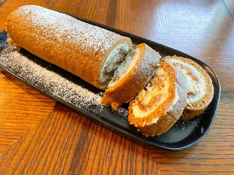 Pumpkin Roulade with Ginger & Mascarpone