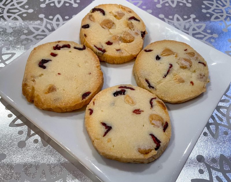 White Chocolate Cranberry Shortbread